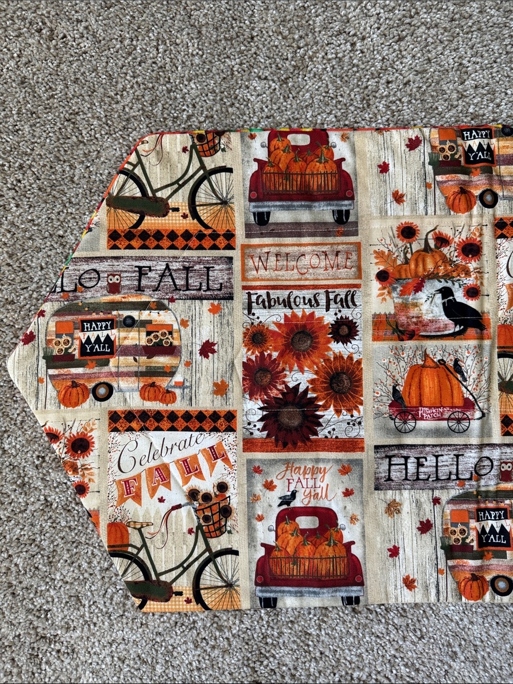 Reversible Fall Table Runner - Picture 2 of 5